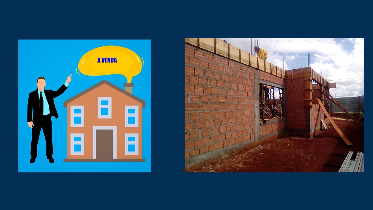 comprar pronto ou construir uma casa de 100m2
