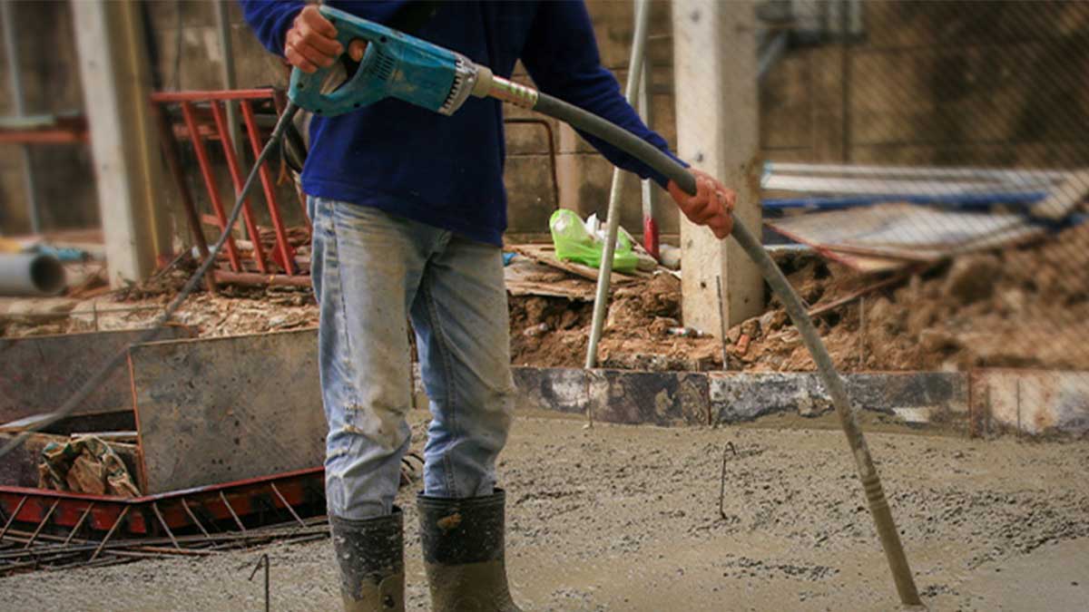 vibrador de imersão para concreto